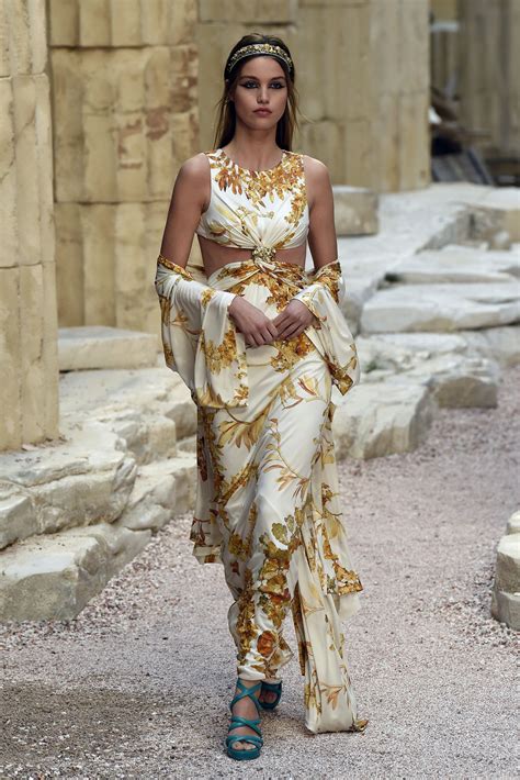 chanel cruise 2018 model|chanel greek goddess.